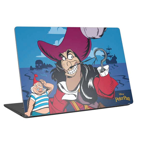 Disney Peter Pan Captain Hook and Smee Universal Laptop 12in (9.8 x 6.8in) Skin